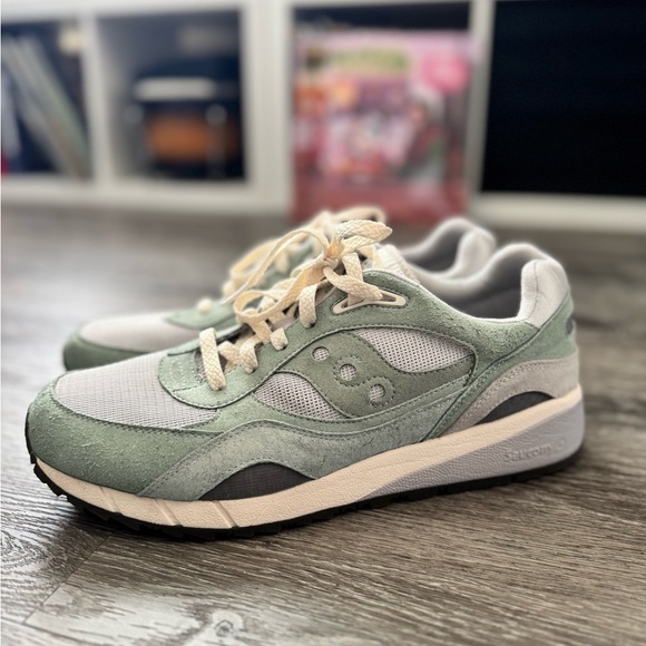 Saucony Other - Saucony Shadow 6000 Mint Green and Light Gray Sneakers